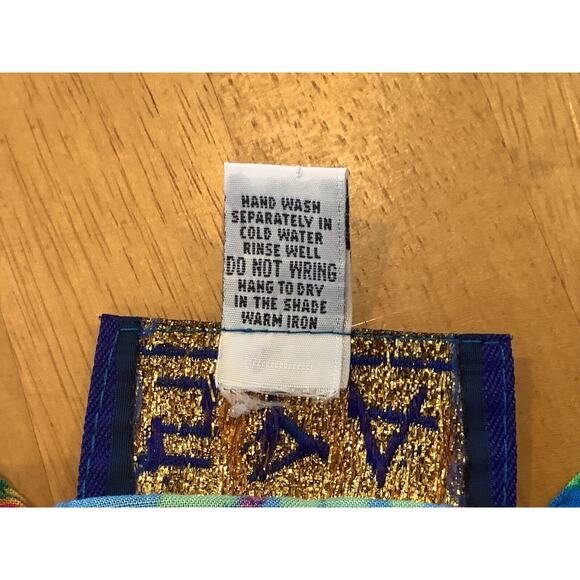 Spa Brand Dress Size Xl Tropical Print Beaded Palm Trees Sailboats Short Sleeves - Picture 8 of 8